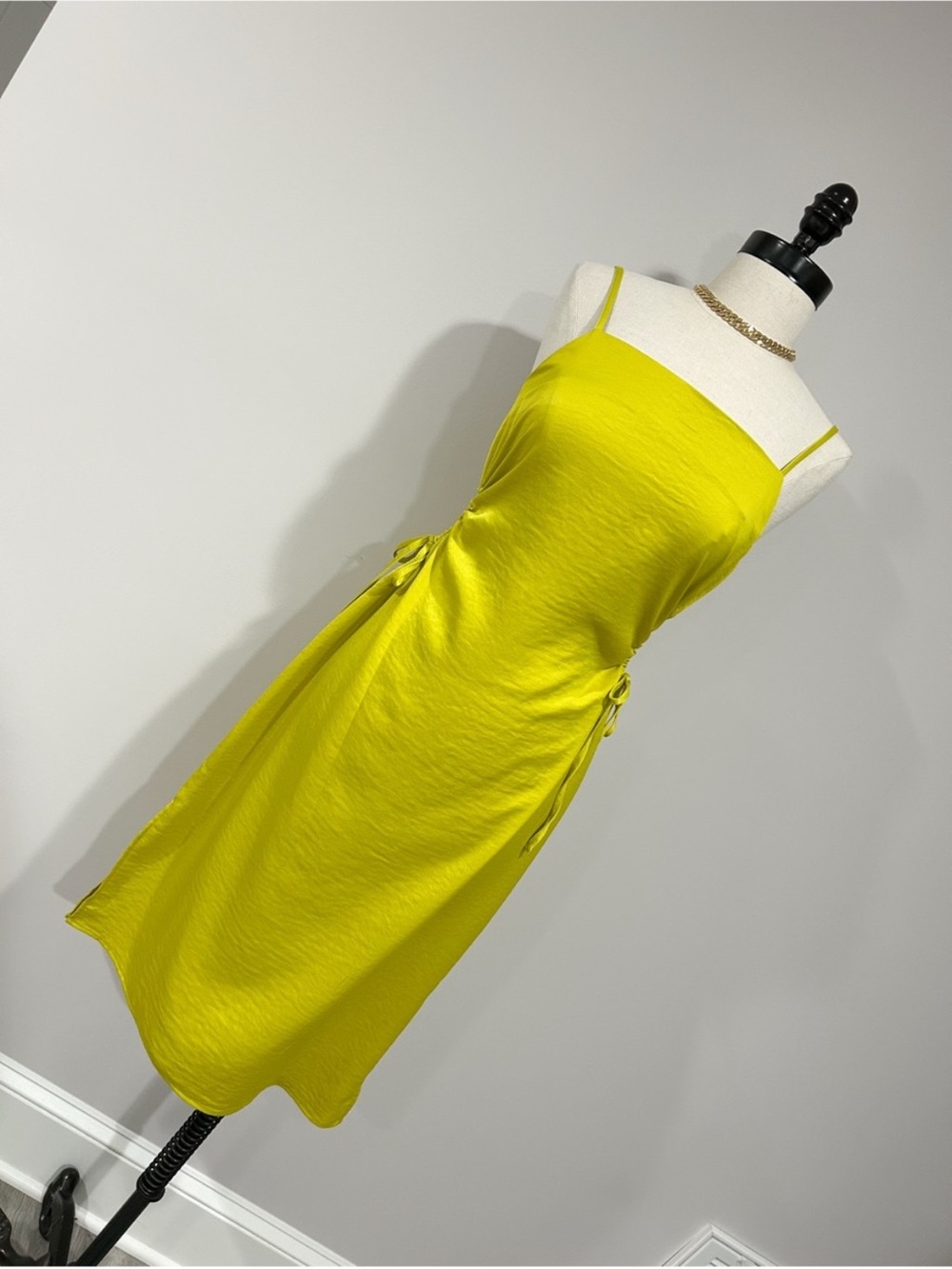 Christian Lacroix Yellow Midi Slip Dress